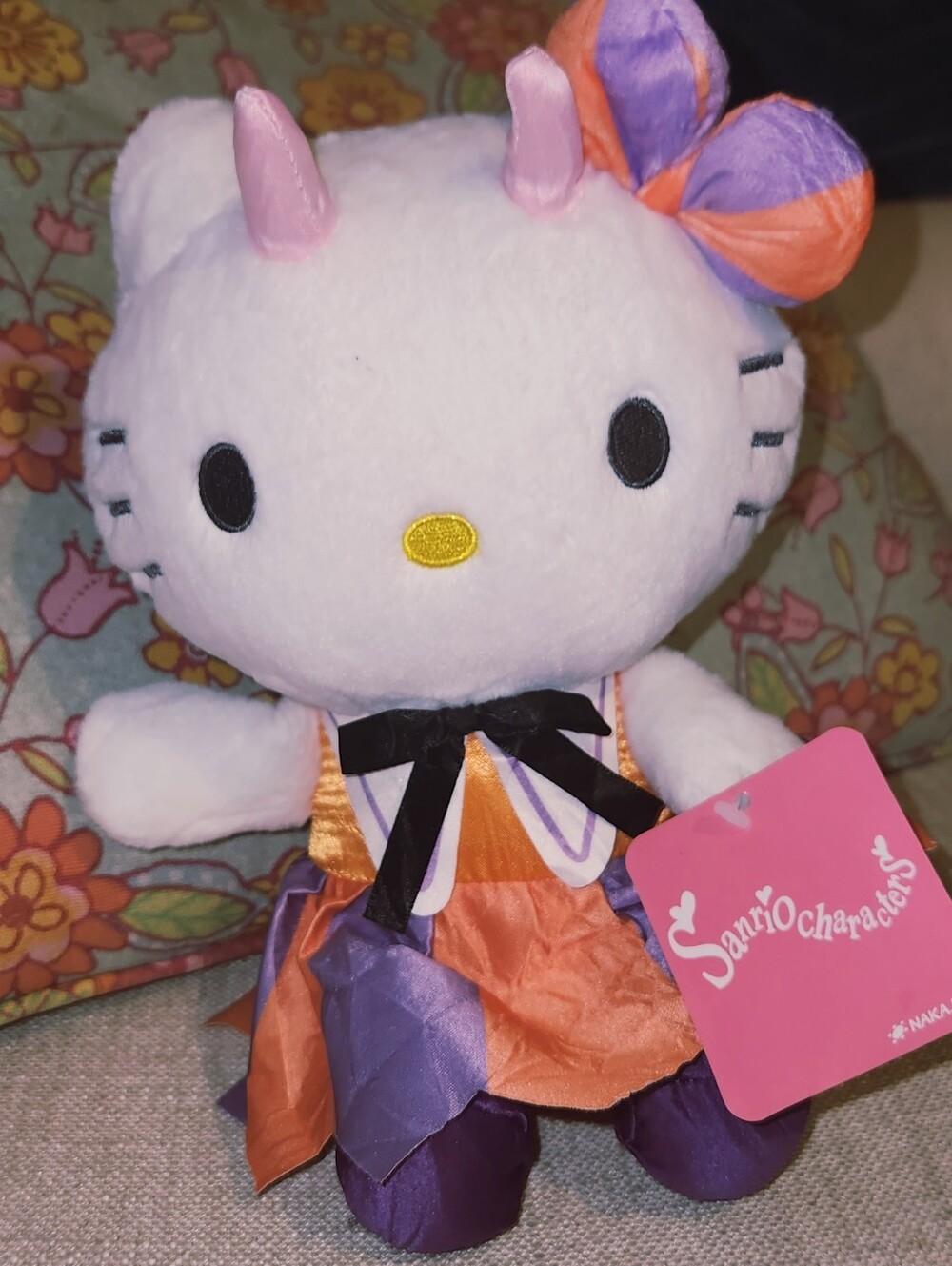 Sanrio Characters Nakajima plush toy with horns NWT